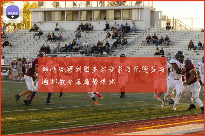 赖特观察到图多尔寻求与范德芬沟通却被冷落局势堪忧